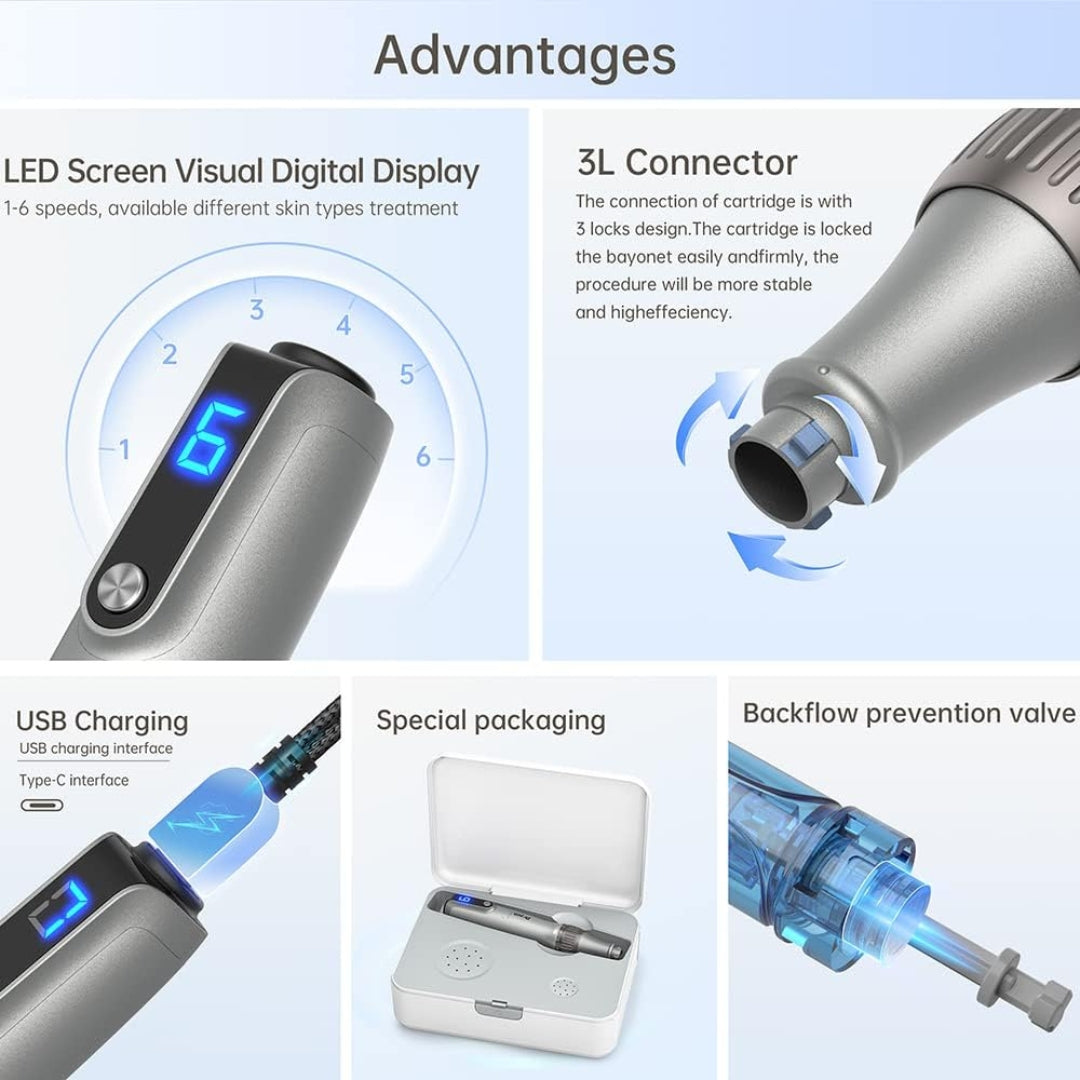 DermaGlow™ Microneedling Skin Renewal Pen