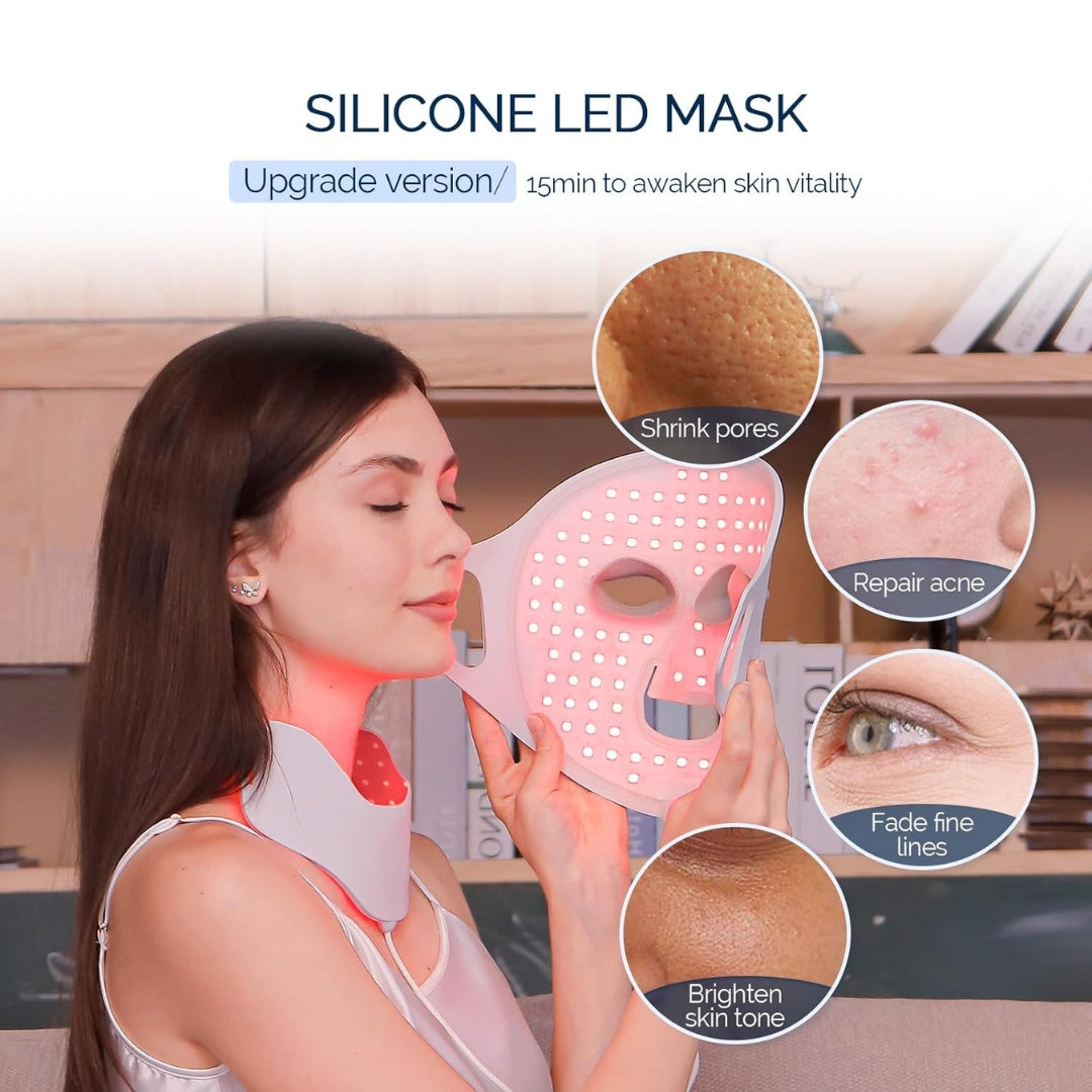 GlowMask™ 7-Color LED Light Therapy Mask